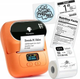 Принтер для термоэтикеток Label Maker Phomemo M110 портативный Оранжевый - изображение 4