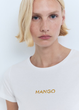 Футболка из хлопка Mango размер XL - изображение 2