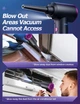 Електричний бездротовий Air Duster AD36 100000 об/хв, з LED-підсвіткою та 6 насадками, три швидкості , аірдастер, повітрядувка, насос для надувних матраців - зображення 4