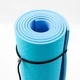 Килимок для йоги та фітнесу TPE (йога мат, каремат спортивний) OSPORT Yoga ECO Pro 6мм (FI-0076) Бірюзово-бузковий - зображення 4
