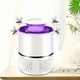 Настільний автоматичний знищувач комарів Mosquito Killer Lamp, USB-пастка для комарів та дрібних літаючих комах з фіолетовим підсвічуванням, 2 шт, білий - зображення 2