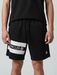 Шорты короткие мужские Moncler Logo Stripe Sweat Shorts MC18001.6XL XL Черные (121282792901) - изображение 1
