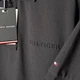Поло длинное мужское Tommy Hilfiger Tonal Embroidery Logo TH12001.12XL XL Черное (44458373402) - изображение 8