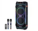 Акустическая переносная колонка ZXX-5560 400Вт 2x10" TWS/FM/USB/TF/BT/REC/LED/2MIC/ДУ - изображение 1