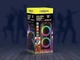 Акустична переносна колонка ZXX-5504 100Вт 2x6.5" 24х24х55 см TWS/FM/USB/TF/BT/REC/LED/1MIC/ДК - изображение 2