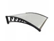Козырек для двери из поликарбоната Metal-gum KlasK100x150 150 х 100 см навес для балкона Белый - изображение 2