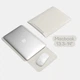 Чехол-папка для MacBook из эко-кожи раскладной 13.3-14" Темно-Бежевый (F88362364) - изображение 1