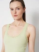 Майка с кружевом женская Vero Moda 10347295 S Fog Green (5715872026953) - изображение 4