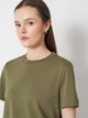 Футболка хлопковая женская Vero Moda 10294544 S Deep Lichen (5715870850772) - изображение 4