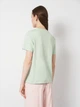 Футболка хлопковая женская Vero Moda 10294544 L Aqua Foam (5715870850642) - изображение 2