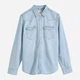 Рубашка джинсовая мужская Levi`s 85744-0118 M Solucell Worn-in - Blue (5401187708492) - изображение 5