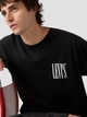 Футболка хлопковая длинная мужская Levi`s 87373-0397 M Black (5401187712789) - изображение 3
