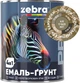 Эмаль-грунт Zebra PROF 1302 17-0620 2.5 кг Aloe (4823048033740) - изображение 2