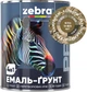 Эмаль-грунт Zebra PROF 1303 18-0825 2.5 кг Nutria (4823048033757) - изображение 2