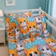 Комплект постельного белья в кроватку детский Mirson 110х140 см 17-0969 Dapper Cats Ranforce Elite Ranforce Elite (2200013494713) - изображение 2