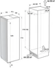 Холодильна камера Gorenje вбудована, 177х55х54см, 1 двері, 300л, А+, FrostLess, Зона св-ті, Внутр. Диспл, Wi-Fi, Білий - зображення 3