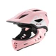Дитячий велошолом Rockbros TT-32001 Rabbit з знімною щелепою розмір S (48-52) Рожевий (5907769382222) - зображення 1