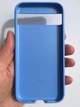 Противоударный чехол Silicone Soft Shell Case Official для Google Pixel 8a Blue Bay (GA05489) оригинальный - изображение 6