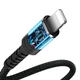 Для iPhone/iPad под наушники 3.5 мм аудио адаптер Lightning BWOO BZ48 Black - изображение 3