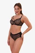 Бюстгальтер уплотненная чашка ZeBra 591562, черный, 70C - изображение 5