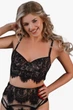 Бюстгальтер з м'якою чашкою Nimforia Untamed bra UB, чорний, 75D - зображення 3