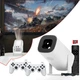 Проектор Led Projector M300 MAX/HY300 4k UHD для домашнього кінотеатру з 2 джойстиками для ігор Android 11+карта microSD 64gb з іграми - зображення 9