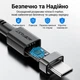 Кабель спиральный пружина USB на Type-C ACEFAST C14-04 spring charging data cable (1.2m,, 3A, 480 Mbps). Black - изображение 6