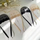 Женские следы напальчники Коричневые и Черные SuperSox без пят, 2 пары/36-40р - изображение 2