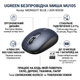 Бездротова миша Ugreen MU105 Wireless Mouse (2.4G, 800-2400dpi). Midnight Blue - зображення 2