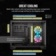 Корпус для ПК CORSAIR iCUE LINK 2500X / RGB / без ПЖ / Черный (102123112) - изображение 5