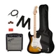 Гитарный набор Squier by Fender Sonic Stratocaster MN 2-Color (Sunburst) + чехол, комбоусилитель и аксессуары - изображение 1