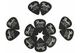 Набор медиаторов FENDER Dura-tone Delrin icks 1.21 mm, 351 Shape - 12 Pack Black - изображение 3