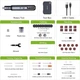 Гравер аккумуляторный Greenworks AGK302 8V 80W + 52 насадки / Мини дрель, бормашина, шлифмашина - изображение 2