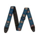 Гитарный ремень Dunlop JIMI HENDRIX BLACKLIGHT FILLMORE BLUE STRAP - изображение 2