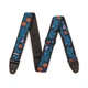 Гитарный ремень Dunlop JIMI HENDRIX BLACKLIGHT MONTEREY BLUE STRAP - изображение 2