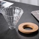 Набор V60 Flow Brew Set 600 мл для заваривания кофе с пуровером, сервером и деревянной подставкой (9A1AF31B9584) - изображение 9