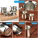 Сливочник Coffee Mugs 90 мл для эспрессо из нержавеющей стали (26C54A942FCD) - изображение 8