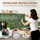 Самоклеючі преміальні наклейки для кухні 30 х 30 см TRADEDOWNCO PEEL & STICK TILES - зображення 2