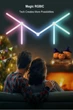 Настінні модульні Smart LED панелі DIY-P24 RGBIC з Bluetooth та пультом, від USB (набір із 6 шт.) Білий - зображення 4