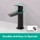 Змішувач hansgrohe Logis Fine для раковини без зливного набору, чорний матовий 71253670 - изображение 7