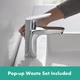 Змішувач для раковини hansgrohe Focus 31607000 - зображення 5