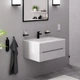 Змішувач hansgrohe Logis для раковини зі зливним клапаном Push-Open, чорний матовий 71107670 - зображення 5