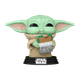 Фігурка FUNKO POP! Зоряні Війни Мандалорець Ґроґу з Сендвічем Star Wars The Mandalorian Grogu with Sandwich 91mm 841 90821 - зображення 1