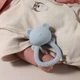 Силиконовая погремушка-прорезыватель Медведь Бежевий (вівсяний) - изображение 4