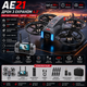 Квадрокоптер AE21 с пультом с экраном 4.3", FPV дрон, камера 480P, до 100 м, бесколлекторная, с камерой - изображение 1