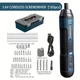 Профессиональная электроотвертка 3.6V с регулировкой момента + набор 105 бит, аккумуляторная отвертка для точного ремонта - изображение 1