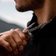 Цепочка на шею, Silver Cuban, 9 мм, нержавеющая сталь, 60 см - изображение 8