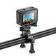 Экшн-камера HOCO DV101 4K 120FPS Wi-Fi черная с двумя экранами, кейсом и Type-C - изображение 3