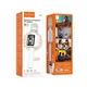 Портативный караоке-микрофон HOCO L24 Shine Bluetooth 5.4 5W белый с колонкой, USB, TF и AUX - изображение 5