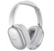 Беспроводные накладные наушники HOCO W73 Graceful Silver Bluetooth с App и амбушюрами PU-кожа - изображение 1